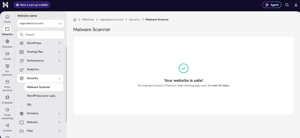 Hostinger Security