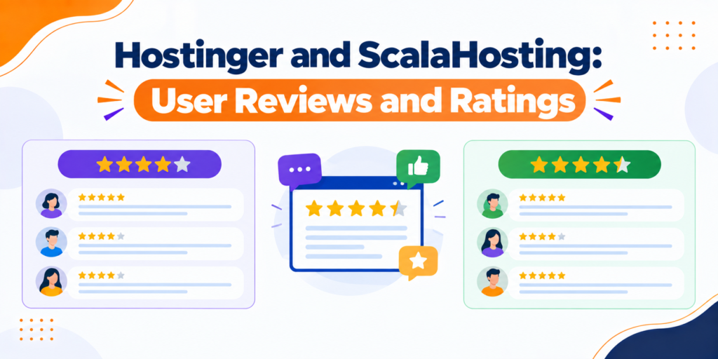 Hostinger vs ScalaHosting Review Ratings