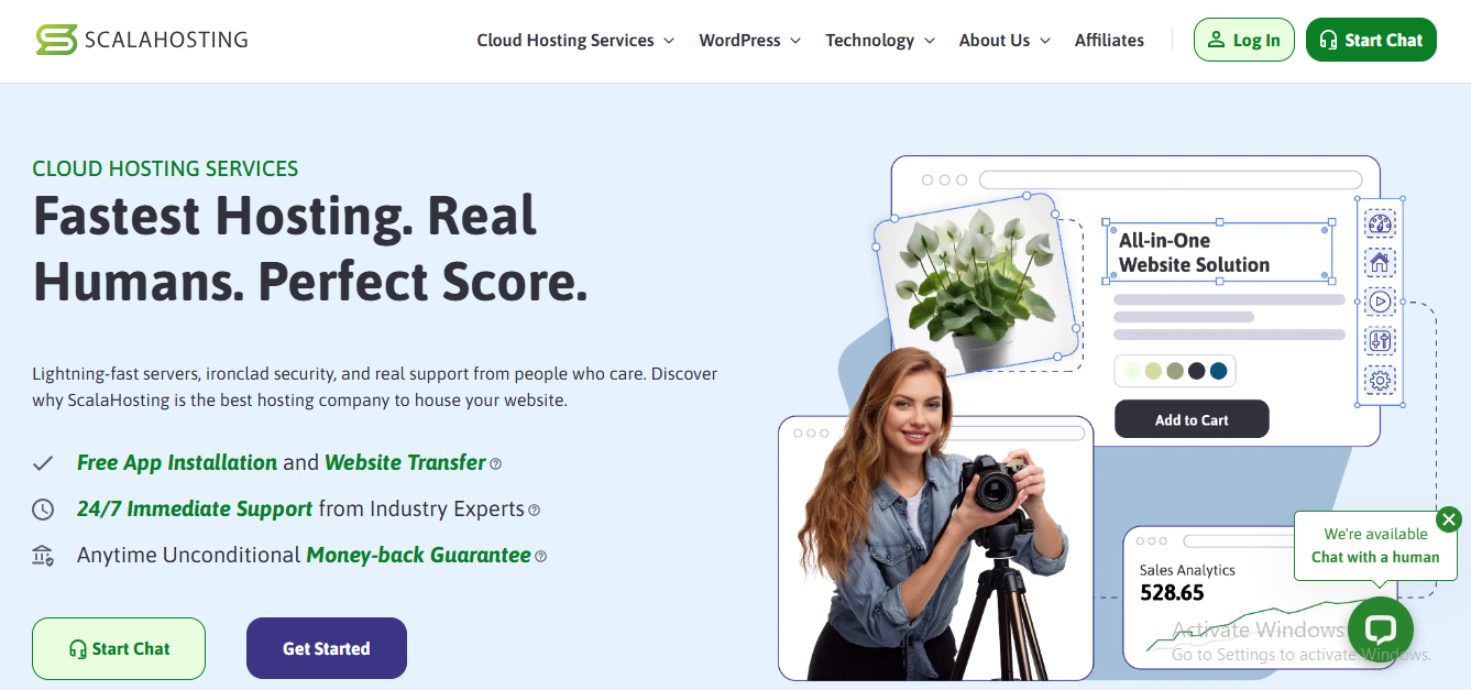 scalahosting website